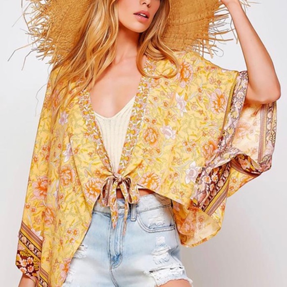 Sweet generis floral tie kimono - Picture 3 of 7